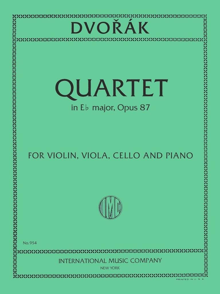 Quartetto Mi B. Op. 87